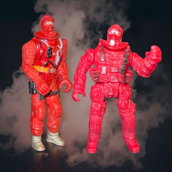 Chap Mei FIRE RESCUE SQUAD Firemen Firefighter Red Figure - Picture 1 of 4